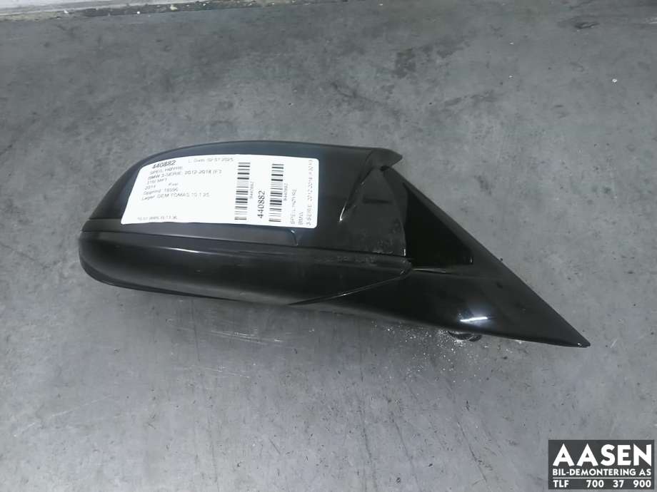 Speil høyre til BMW 3-Serie, 2012-2018 (F30/F31/F34) (F30/F31/F34) (51 16 7 345 658)
