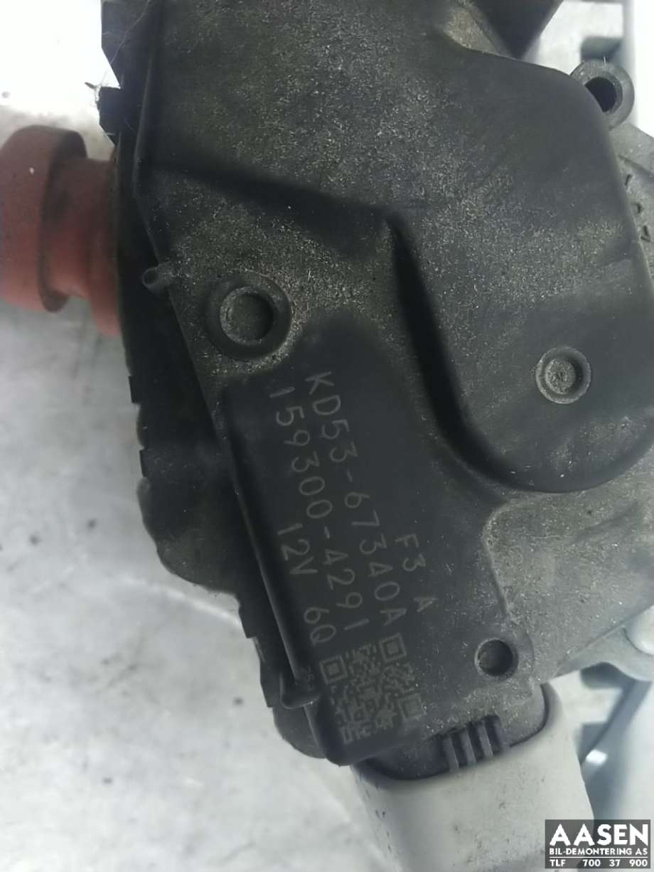 Viskermotor frontrute komplett m/overføring til Mazda CX-5 2012-2017 (Type I)  (KD53-67-360|KD53-67-340A|)