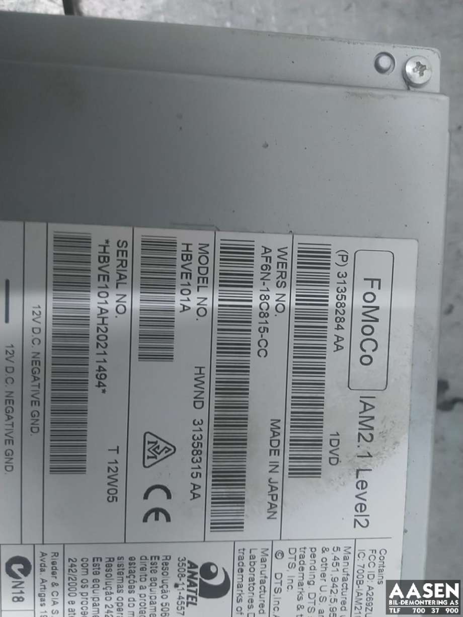 Bilstereo til Volvo XC70 2008-2013 (Type II, Fase 1)  