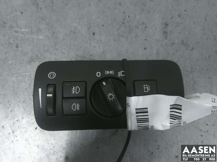 Bryter lys til Volvo XC70, 2008-2013 (Type II, Fase 1)  