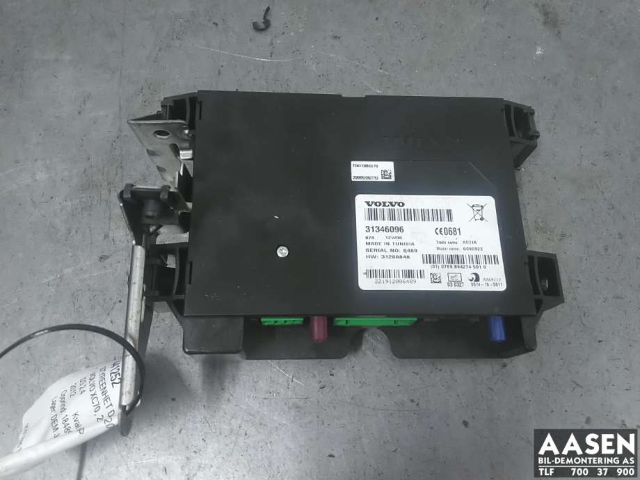 Styreenhet diverse til Volvo XC70, 2008-2013 (Type II, Fase 1)  