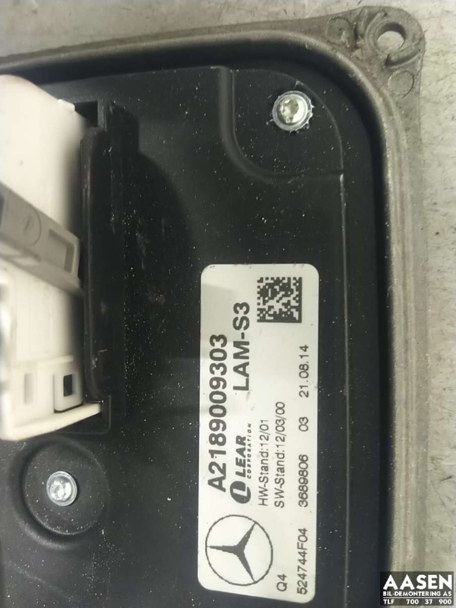 Styreenhet xenon/ballast til Mercedes A-Klasse 2012-2018 (W176) (W176) (A 218 900 93 03|)