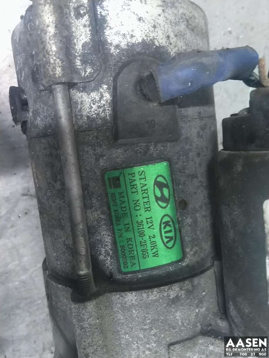 Starter diesel til Kia Sportage 2010-2016 (Type III)  (36100 2F055|)
