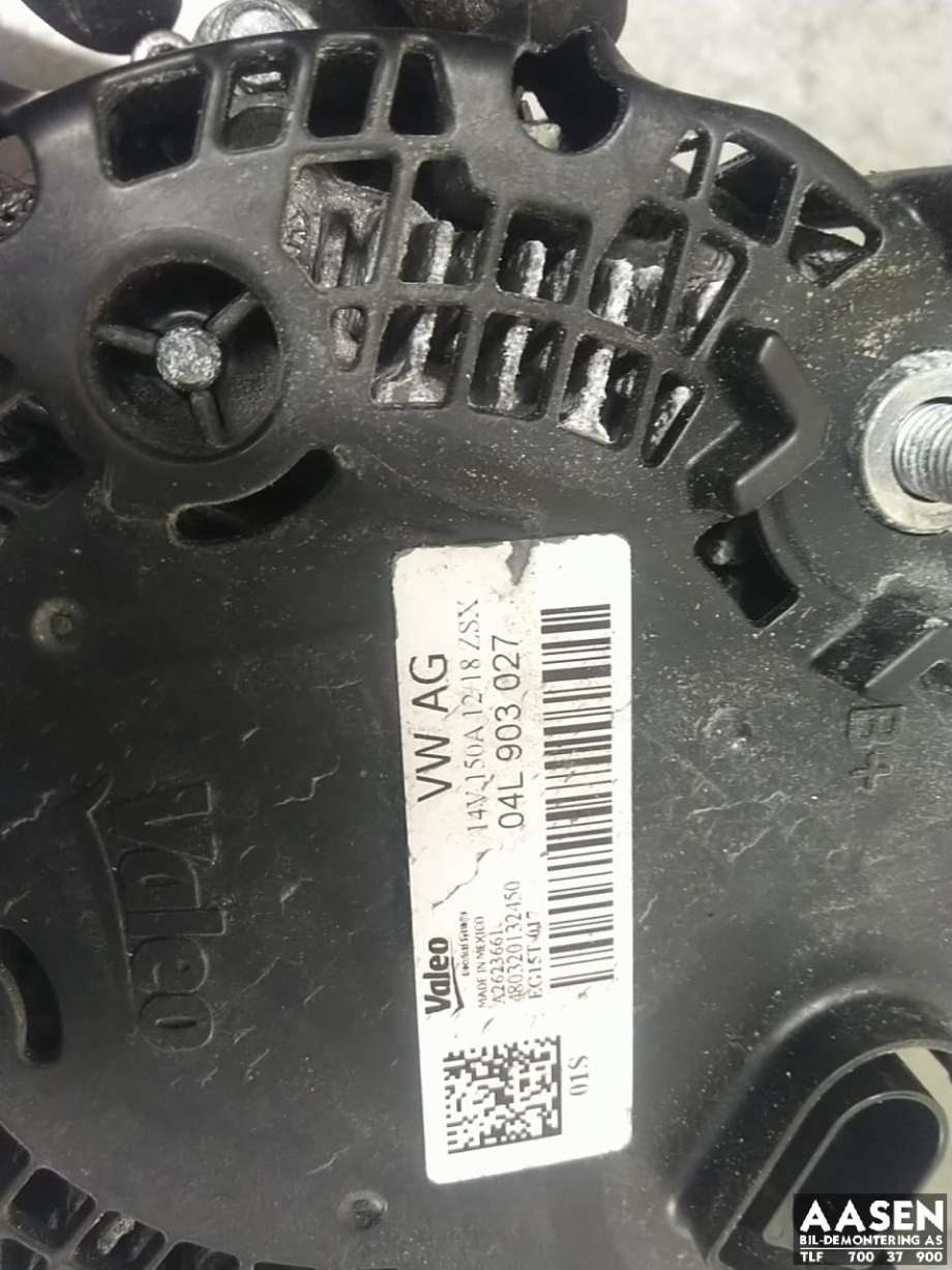 Dynamo diesel til Audi Q5 2017-->> (Type II)  (04L 903 027|04L 903 027 X|)