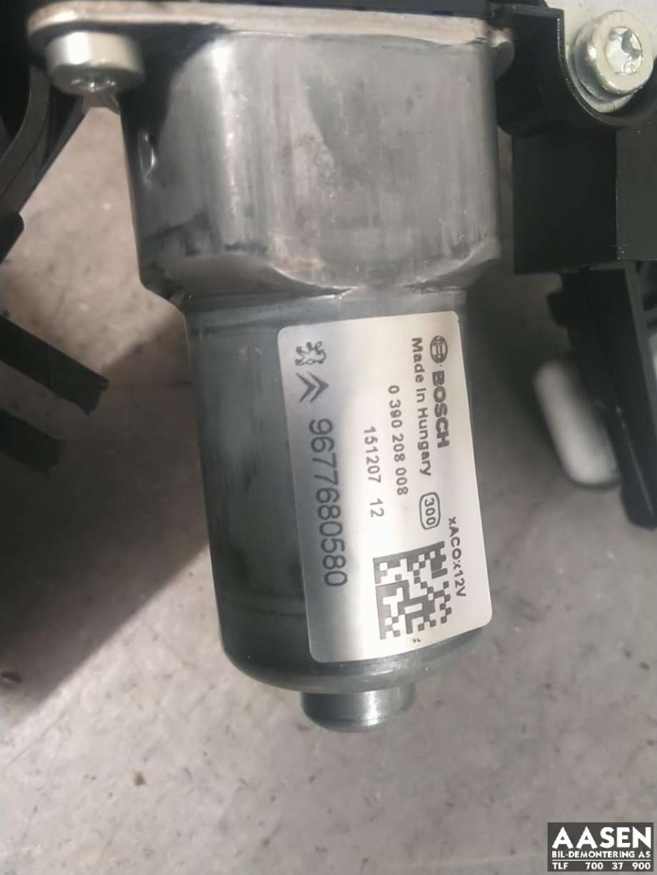 Viskermotor bakrute til Peugeot 308 2013-2021 (Type II) (96 776 805 80|98 195 231 80|)