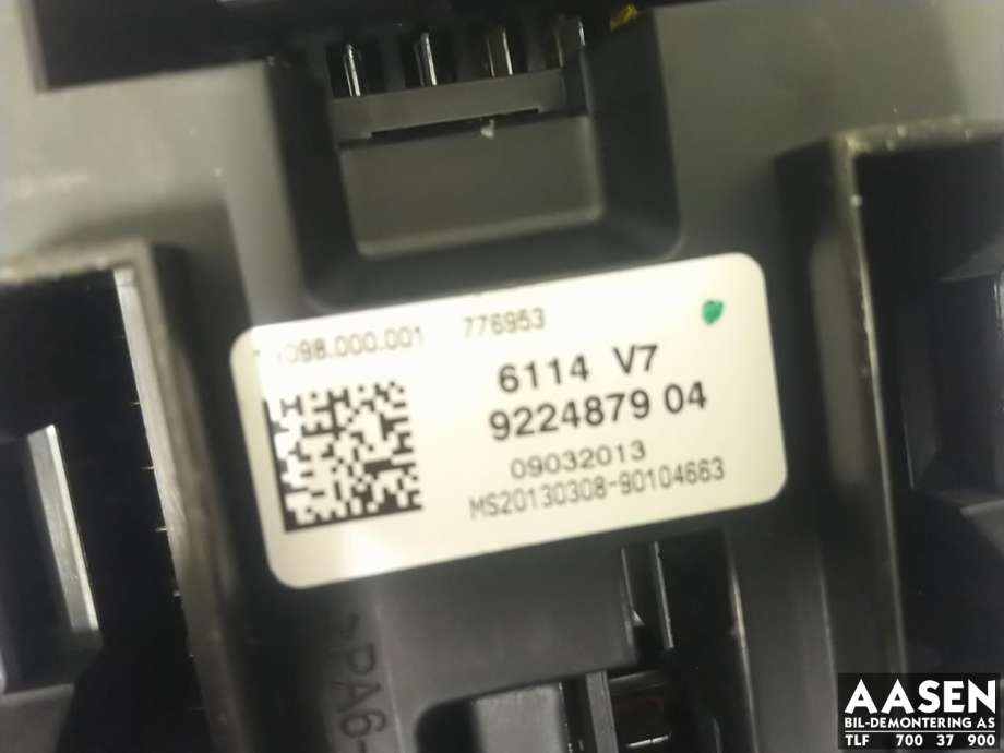 Sikringsboks motorrom til BMW 3-Serie 2012-2018 (F30/F31/F34) (F30/F31/F34) (922487904|61 14 9 259 466|)