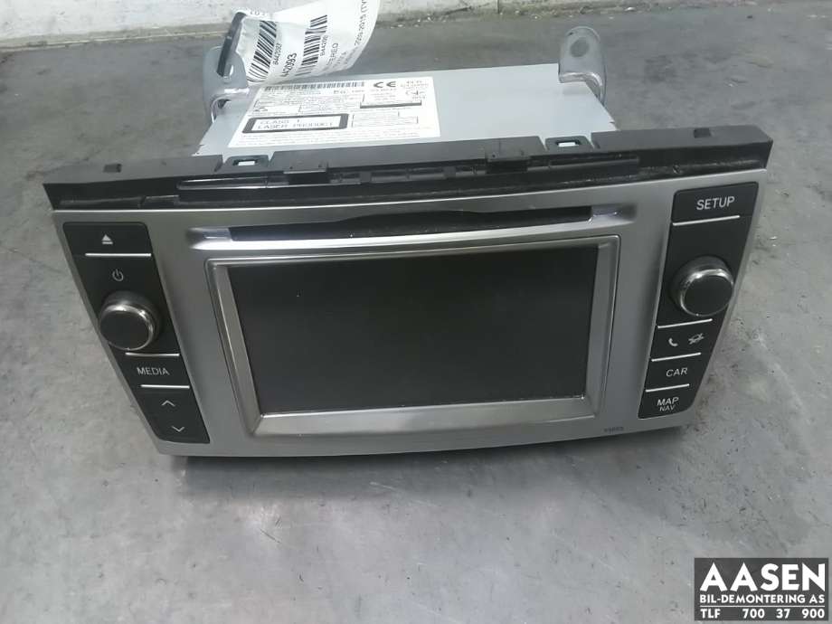 Bilstereo til Toyota Avensis, 2009-2015 (Type III, Fase 1)  (8614005010)
