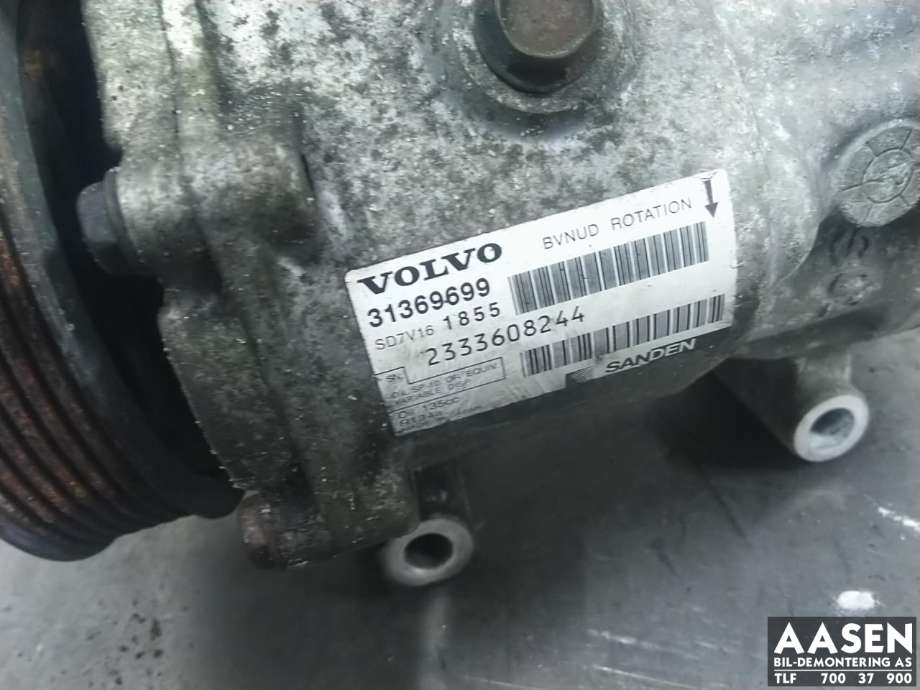 Aircondition kompressor til Volvo V60 2010-2013 (Type I, Fase 1)  (31369699|)