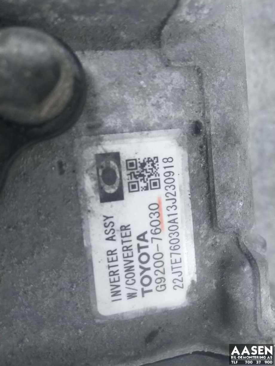 Inverter hybrid til Toyota Auris 2013-2015 (Type II, Fase 1)  (G9200-76030|)