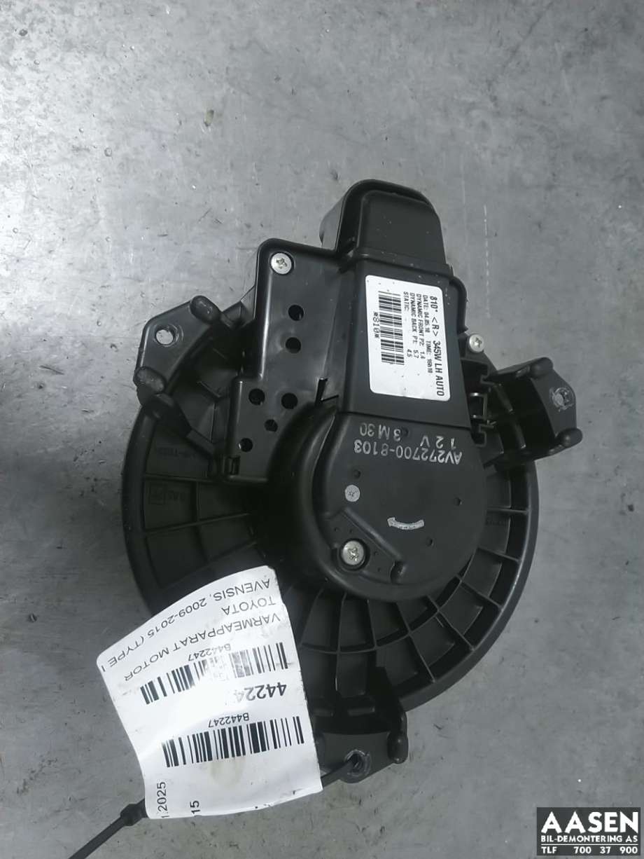 Varmeapparat motor til Toyota Avensis, 2009-2015 (Type III, Fase 1)  (8710302150)