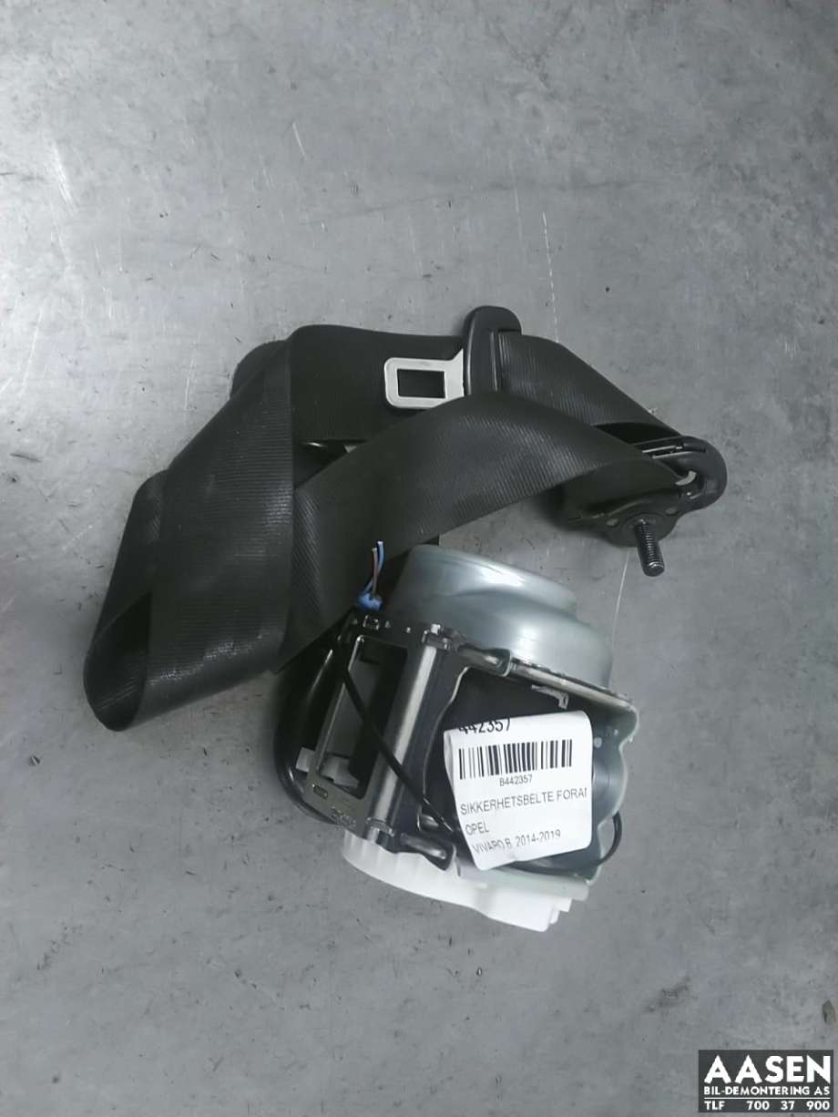 Sikkerhetsbelte foran høyre til Opel Vivaro B, 2014-2019  (93868117)