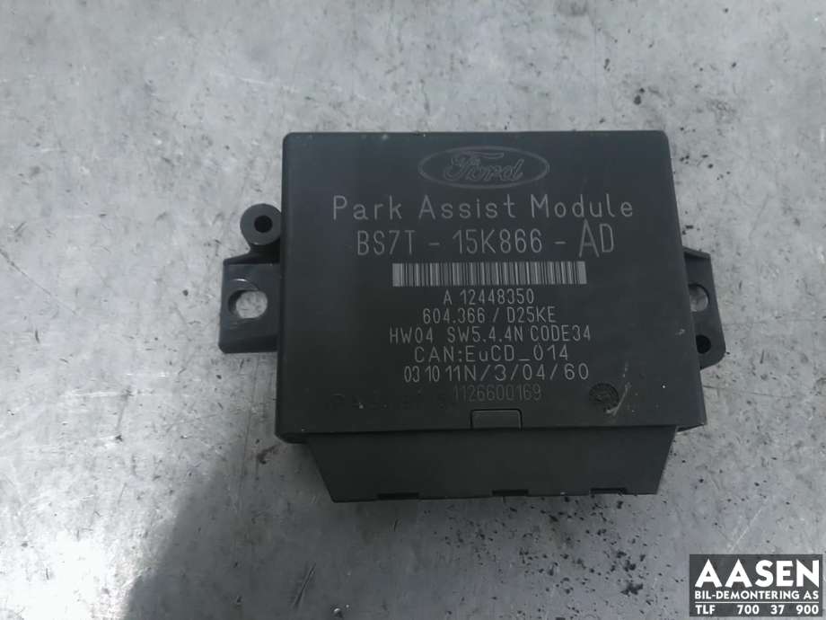 Styreenhet parkering til Ford Mondeo, 2011-2014 (Type IV, Fase 2) (BS7T-15K866-AD)