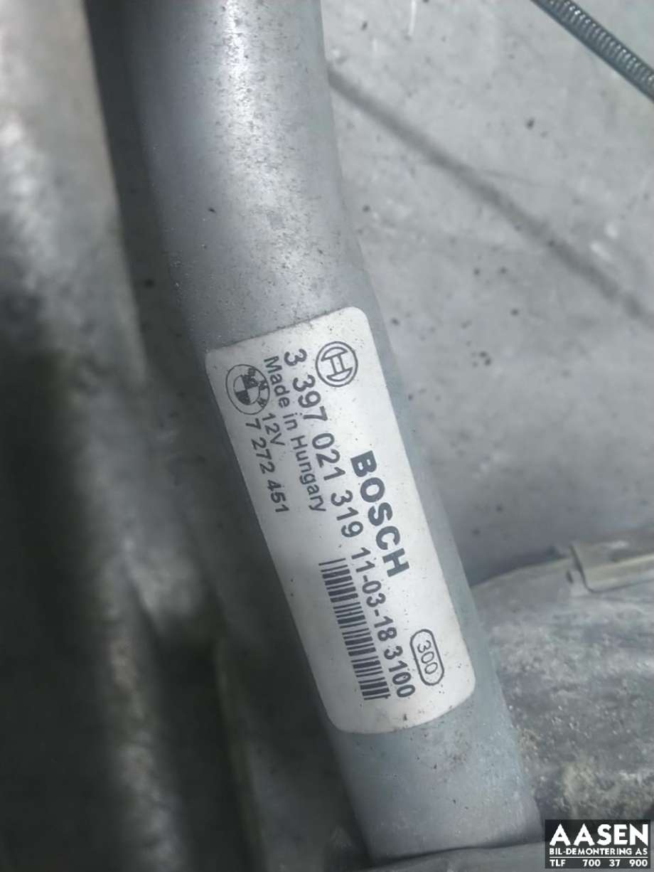 Viskermotor frontrute komplett m/overføring til BMW 5-Serie 2010-2017 (F10/F11) (F10/F11) (61 61 7 306 266|)