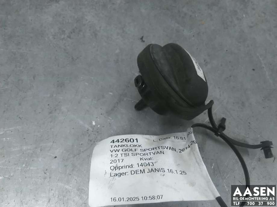 Tanklokk til VW Golf Sportsvan, 2014-2018 (510 809 857 A)