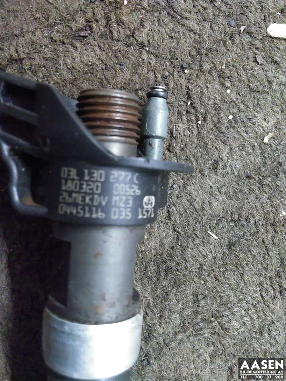 Dyse innsprøyting diesel til VW Transporter / Caravelle 2009-2015 (Fase 2) (T5) (T5) (03L 130 277 C|)