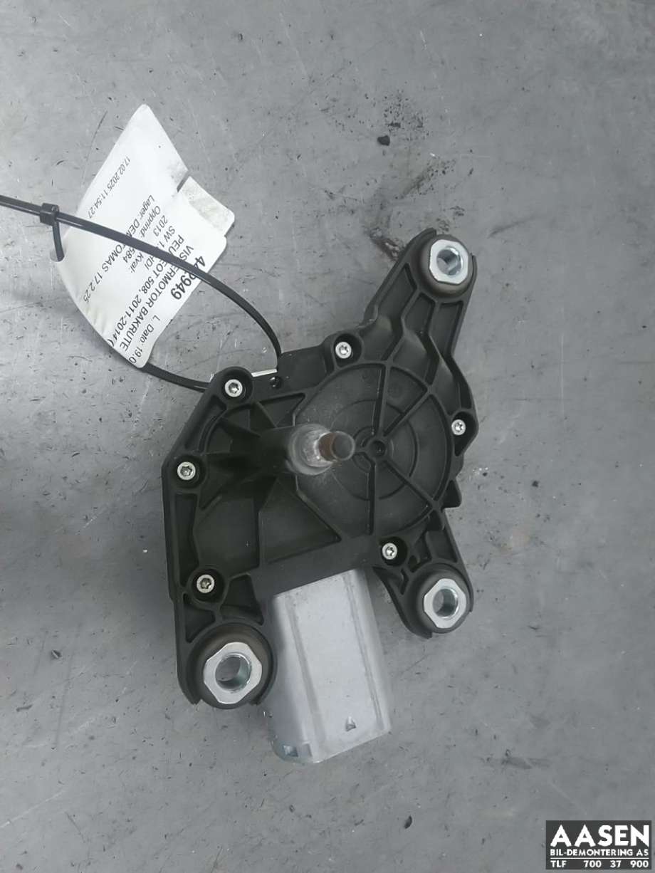 Viskermotor bakrute til Peugeot 508 2011-2014 (Type I, Fase 1) (6405 RX|)