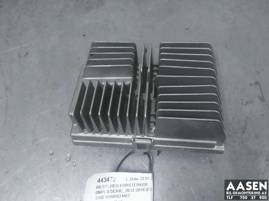 Bilstereo forsterker til BMW 3-Serie, 2012-2018 (F30/F31/F34) (F30/F31/F34) (65 12 9 387 658)
