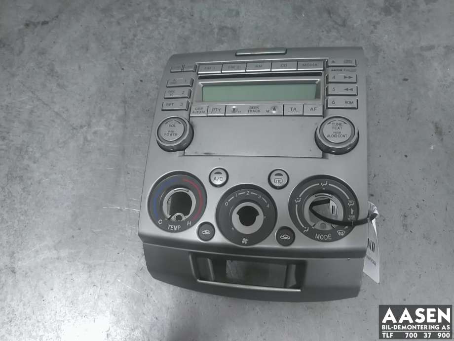 Bilstereo betjeningspanel til Mazda BT-50, 2007-2013  (UW1B-66-9H0B)