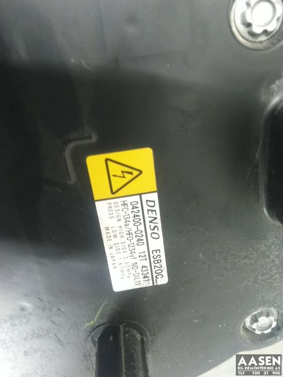 Aircondition kompressor hybrid til Toyota Prius 2016-2023 (Type IV) (combi) (combi) (8837047091|8837047092|)