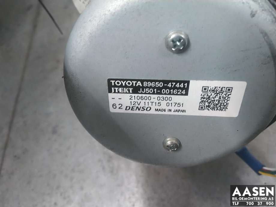 Rattaksel elektrisk servo til Toyota Prius 2016-2023 (Type IV) (combi) (combi) (4520A47070|4520A47071|)