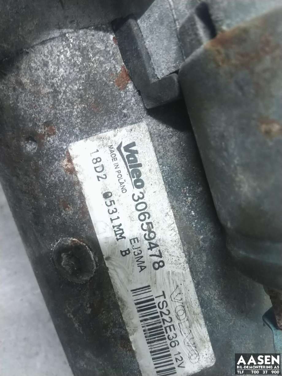 Starter diesel til Volvo V60 2010-2013 (Type I, Fase 1)