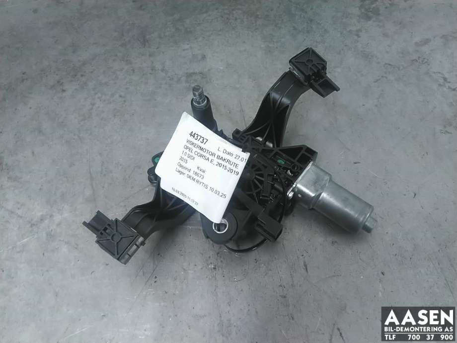 Viskermotor bakrute til Opel Corsa E, 2015-2019  
