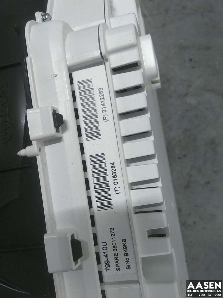 Instrumentpanel til Volvo V60 2010-2013 (Type I, Fase 1)
