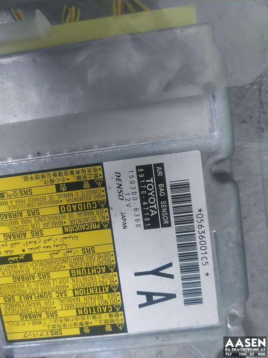 Airbag elektronikk til Toyota Prius 2009-2016 (Type III) (COMBI) (COMBI) (8917047101|)