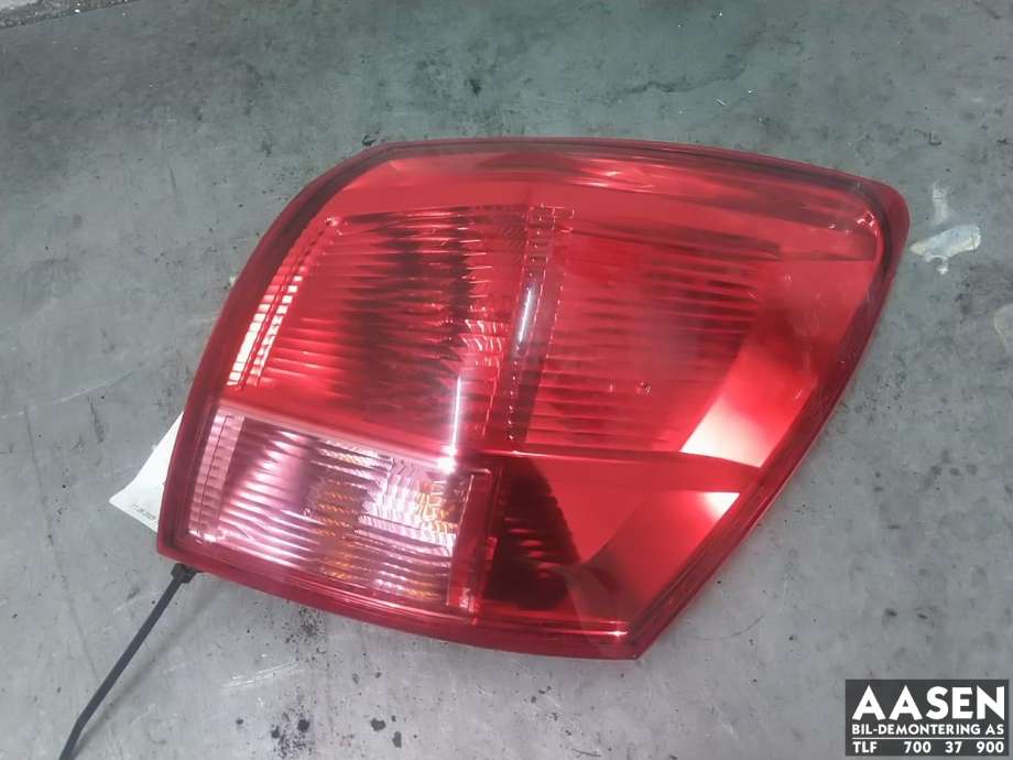 Baklykt høyre ytre til Nissan Qashqai 2007-2010 (Type I, Fase 1)