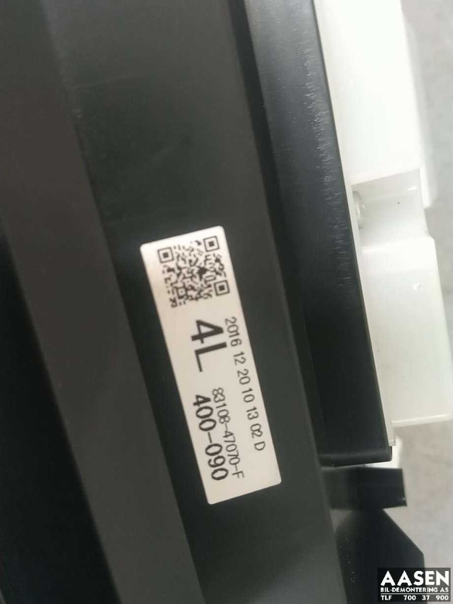 Instrument head-up display (HUD) til Toyota Prius 2016-2023 (Type IV) (combi) (combi) (83108-47070|)