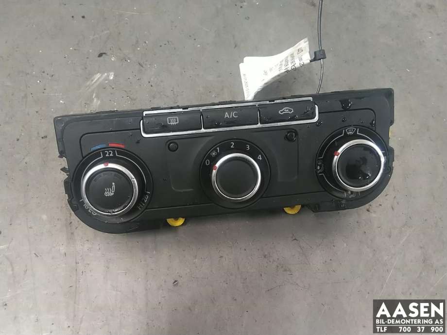 Varmeapparat betjening til VW Transporter / Caravelle, 2009-2015 (Fase 2) (T5) (T5) (7E5 907 047 AG)