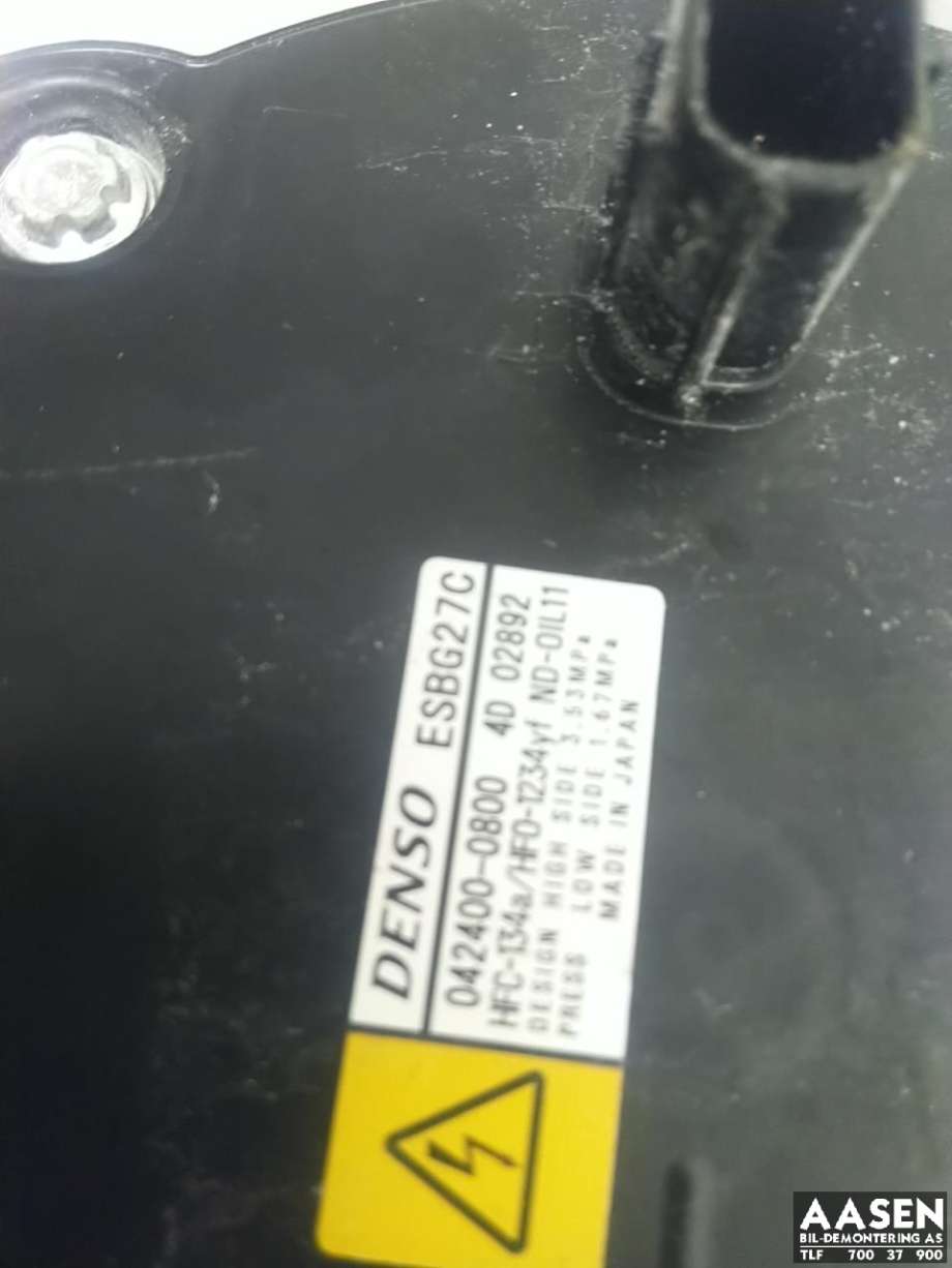 Aircondition kompressor hybrid til Toyota Prius 2016-2023 (Type IV) (combi) (combi) (8837047122|)