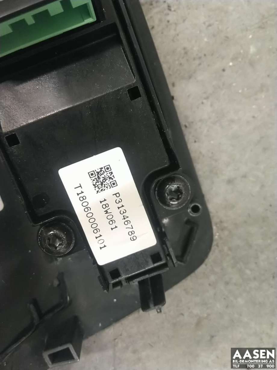 Varmeapparat betjening til Volvo XC90 2015-2025 (Type II)  