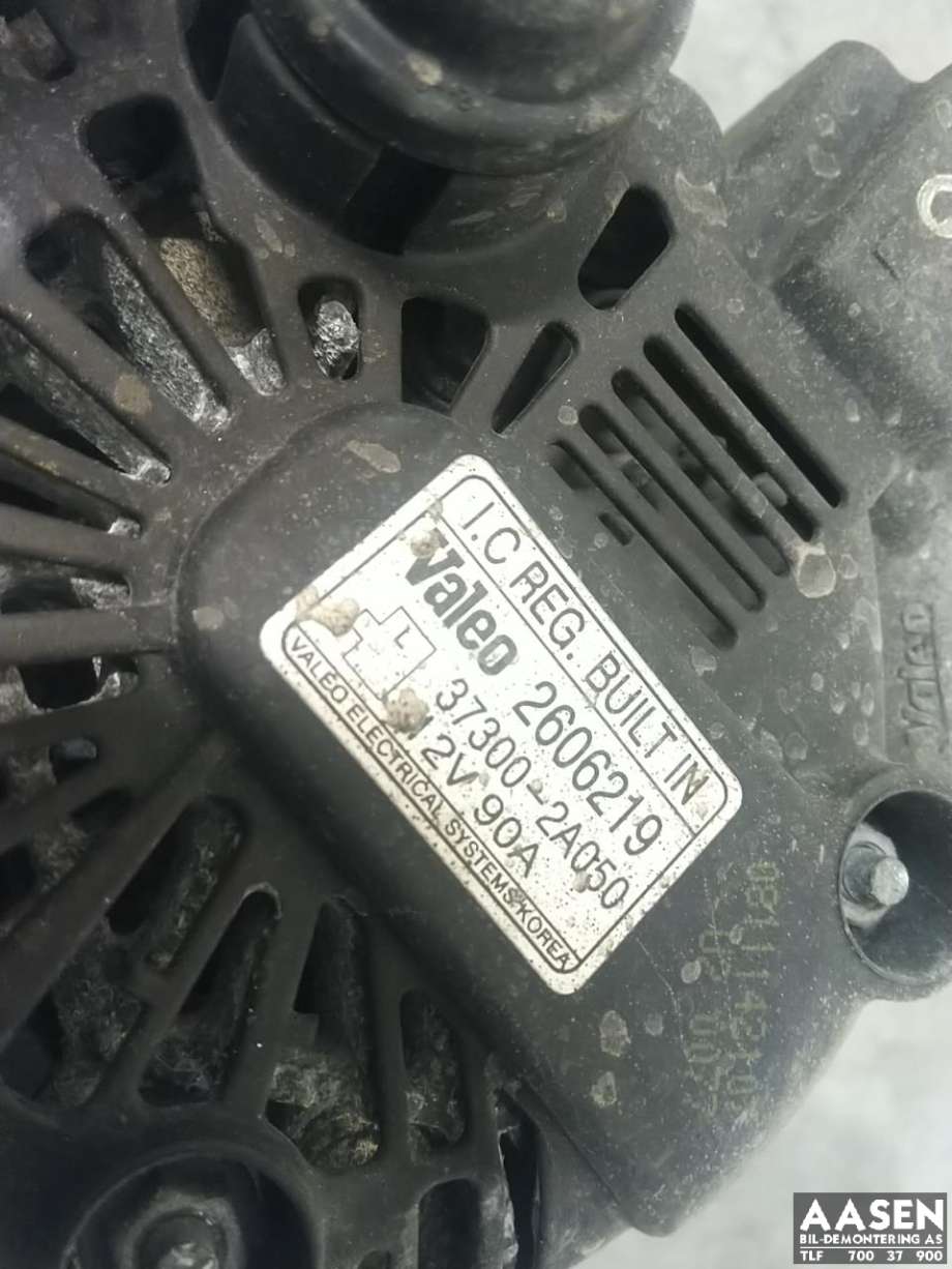 Dynamo diesel til Hyundai i20 2009-2014 (Type I)  (37300 2A050|)