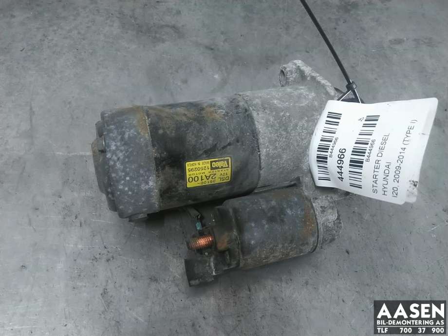 Starter diesel til Hyundai i20, 2009-2014 (Type I)