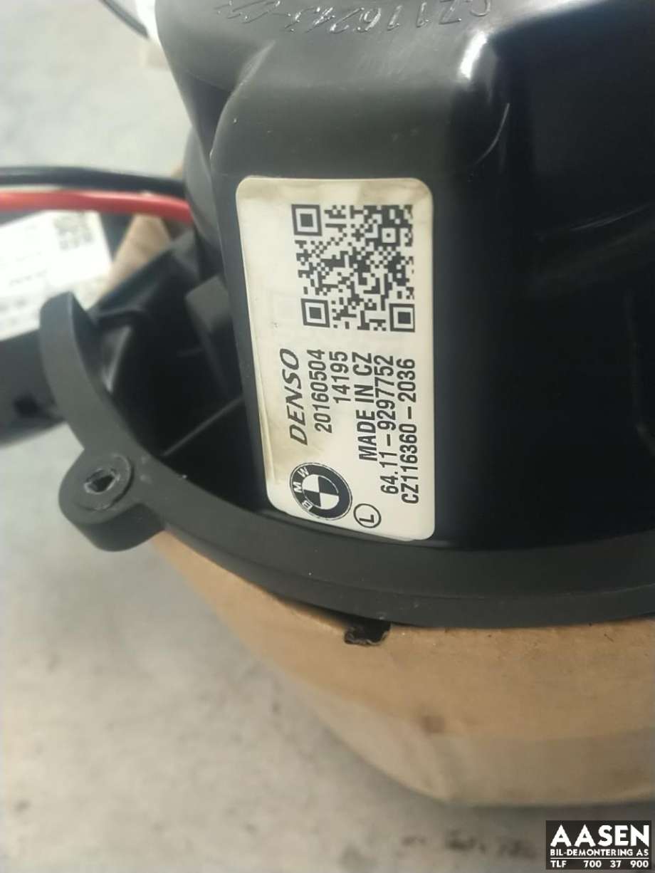 Varmeapparat motor til BMW 2-Serie, Active/Gran Tourer 2014-->> (F45/F46) (F45/F46) (64 11 9 297 752|)