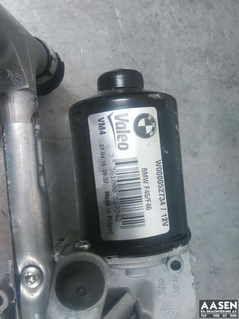 Viskermotor frontrute komplett m/overføring til BMW 2-Serie, Active/Gran Tourer 2014-->> (F45/F46) (F45/F46) (61 61 7 301 043|)