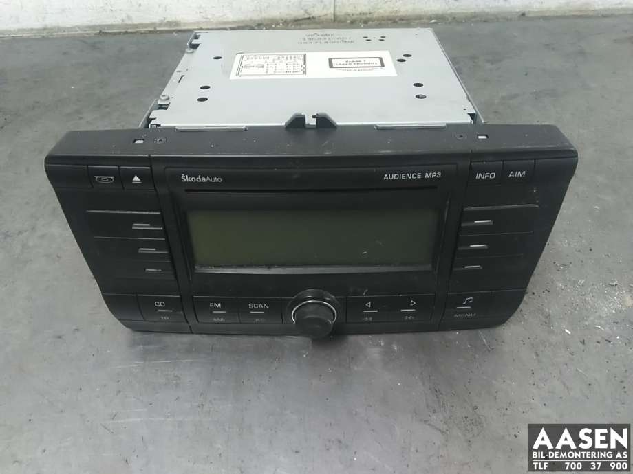 Bilstereo til Škoda Octavia, 2005-2008 (Type II, Fase 1)  (1Z0 035 156 D)