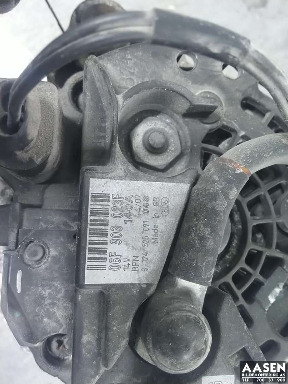 Dynamo diesel til Škoda Octavia 2005-2008 (Type II, Fase 1)  (BOSCH|06F 903 023 F|06F 903 023 FX|)