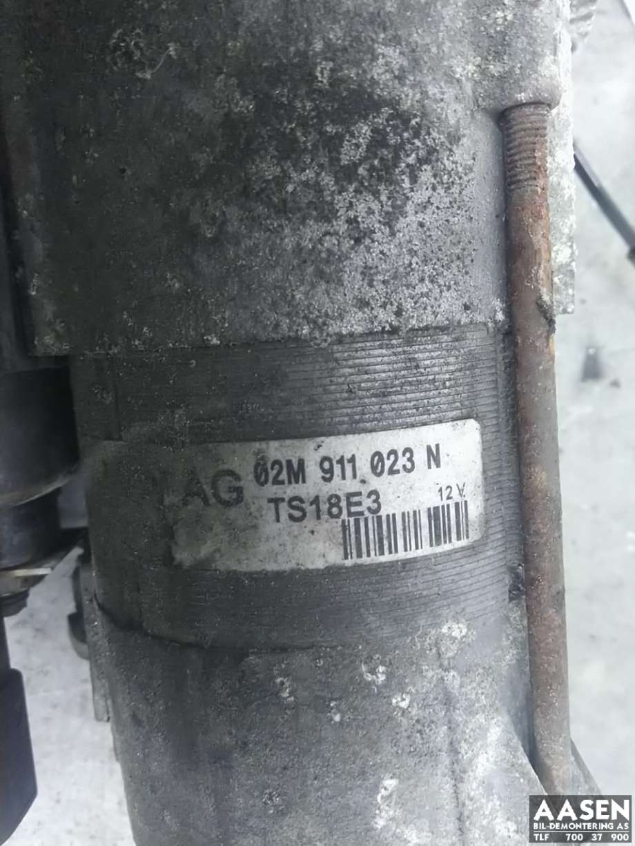 Starter diesel til Škoda Octavia 2005-2008 (Type II, Fase 1)  (02M 911 023 P|02M 911 023 PX|02M 911 024 NX)