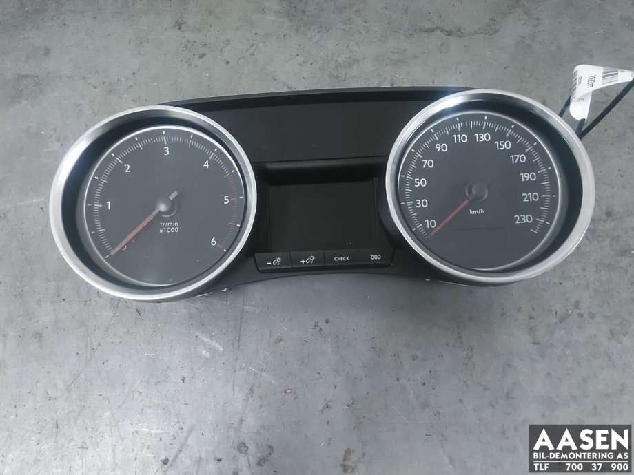 Instrumentpanel til Peugeot 508, 2011-2014 (Type I, Fase 1)  
