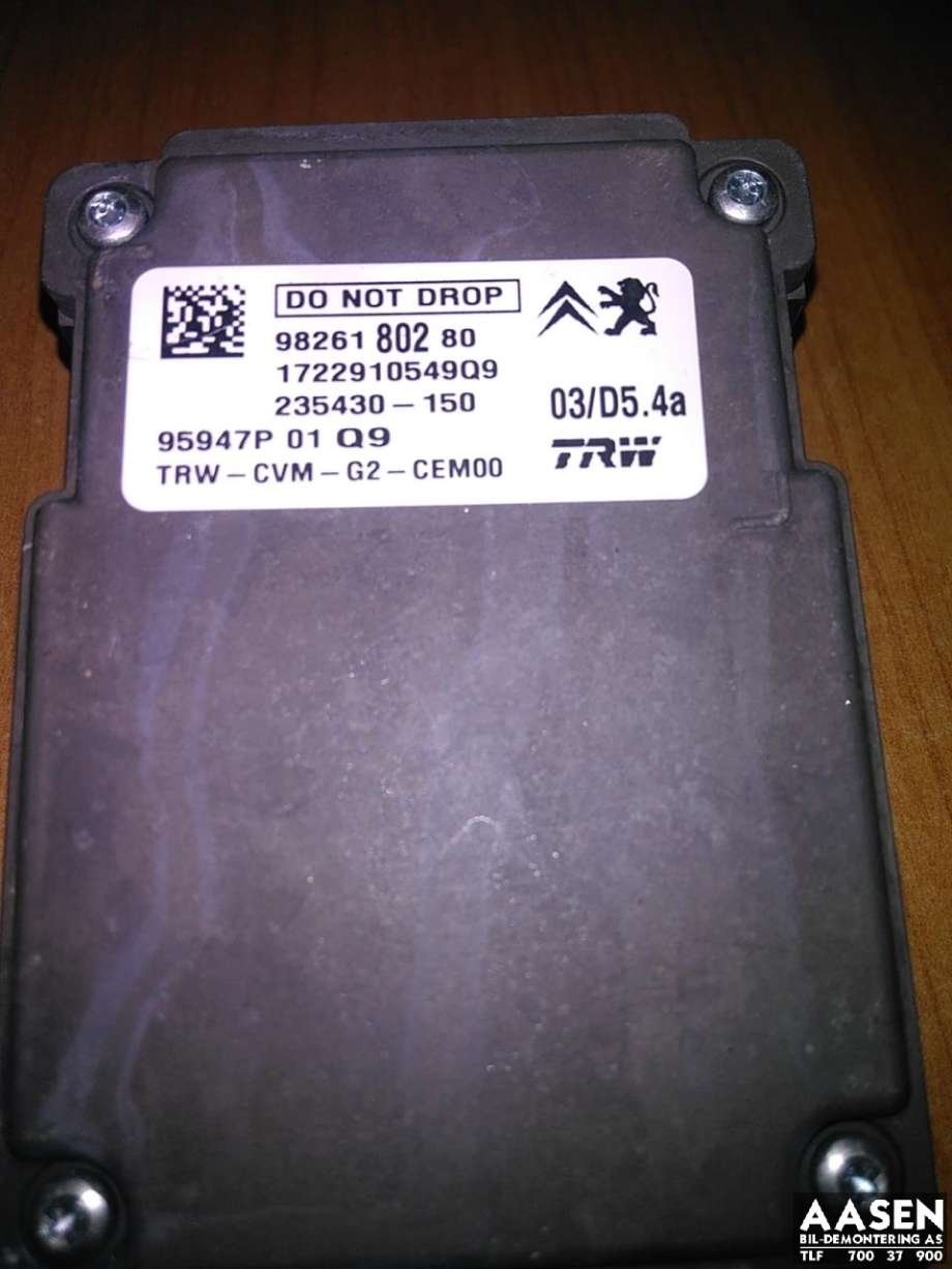 Kamera parkeringshjelp til Peugeot 308 2013-2021 (Type II) (98 261 802 80|16 402 458 80|16 926 617 80)