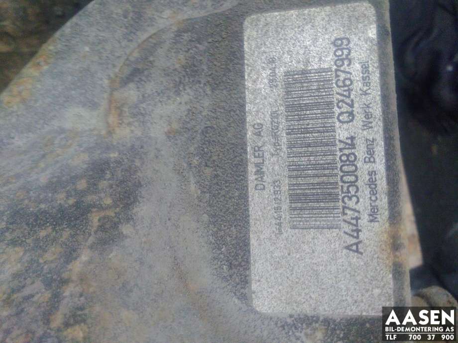 Kardang klokke bak til Mercedes Vito 2014-->> (W447) (W447) (A 447 350 08 14|)