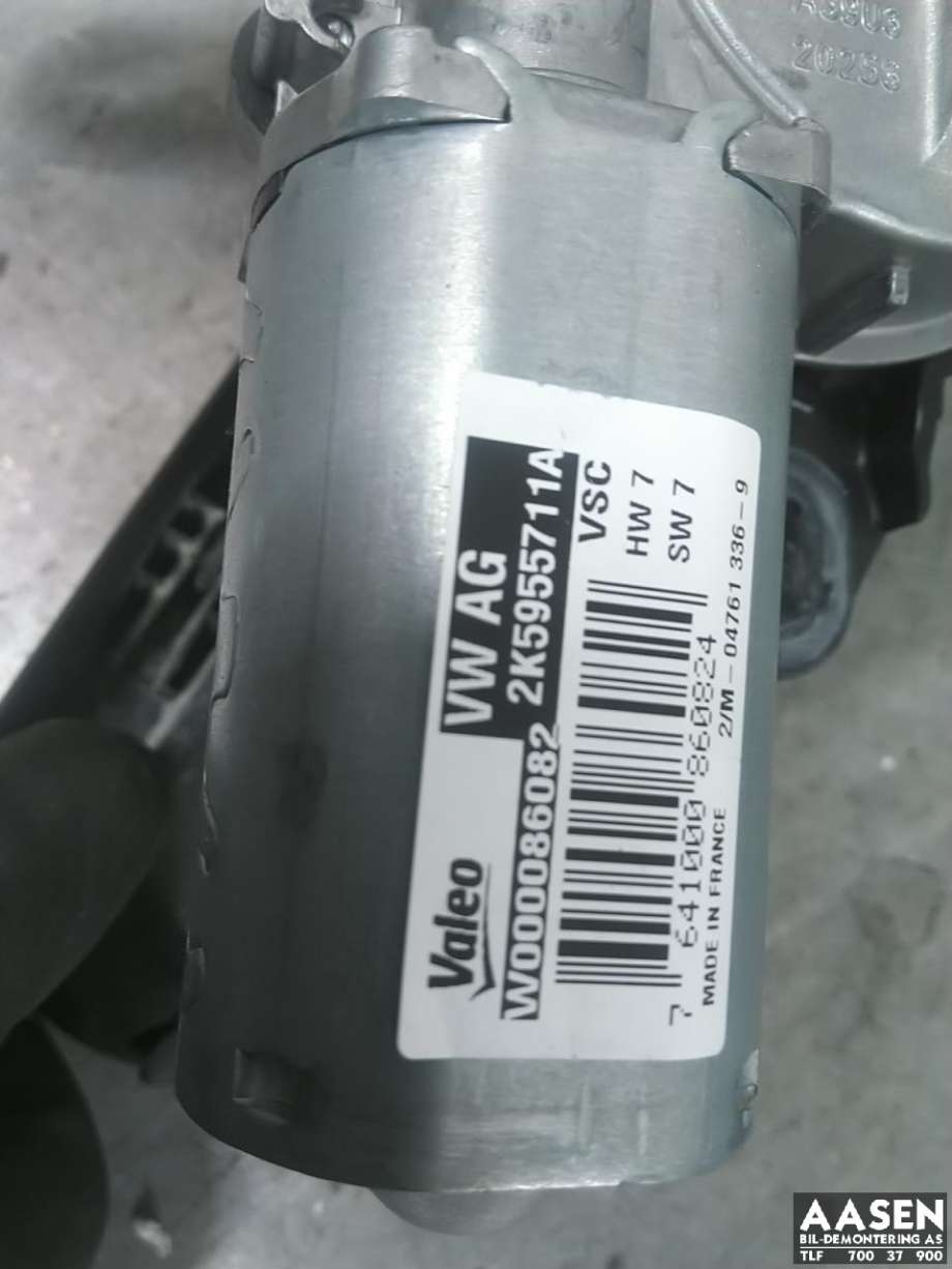 Viskermotor bakrute til VW Caddy 2015-2020 (Type III, Fase 3)  (2K5 955 711 A|)