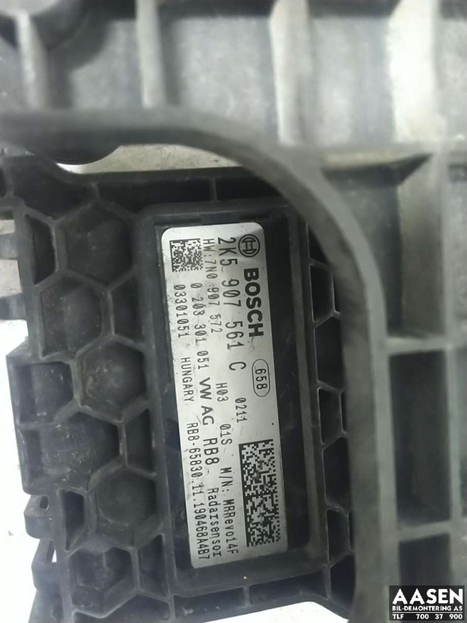 Sensor radar til VW Caddy 2015-2020 (Type III, Fase 3)  (2K5 907 561 C|)