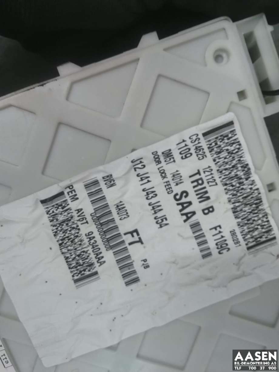 Sikringsboks kupe til Ford Focus 2011-2014 (Type III, Fase 1)