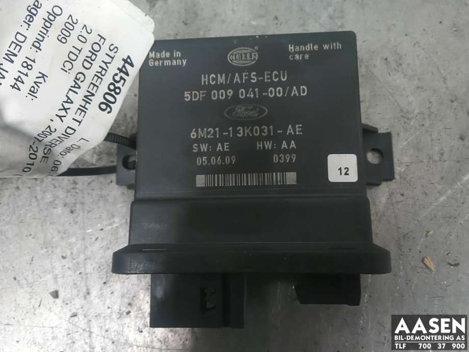 Styreenhet diverse til Ford Galaxy 2007-2010 (Type III, Fase 1)