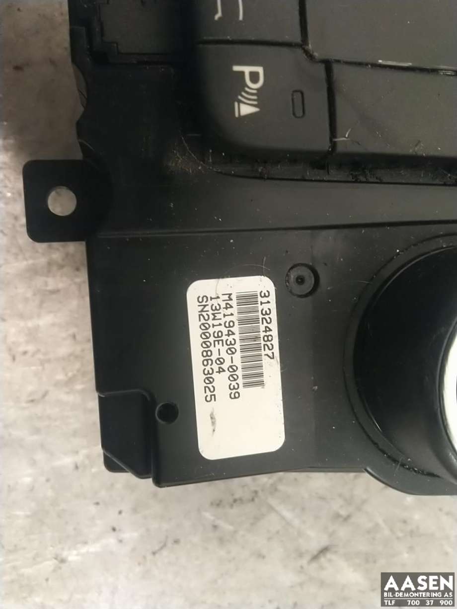 Varmeapparat betjening til Volvo V70 2014-2016 (Type III, Fase 2)  (31324827|)