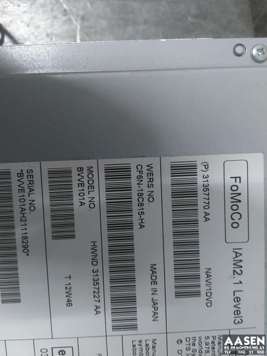Bilstereo til Volvo XC70 2008-2013 (Type II, Fase 1)  