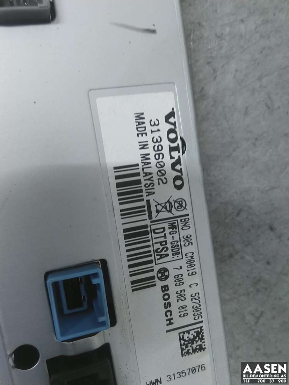Bilstereo navigasjon skjerm til Volvo XC70 2008-2013 (Type II, Fase 1)  
